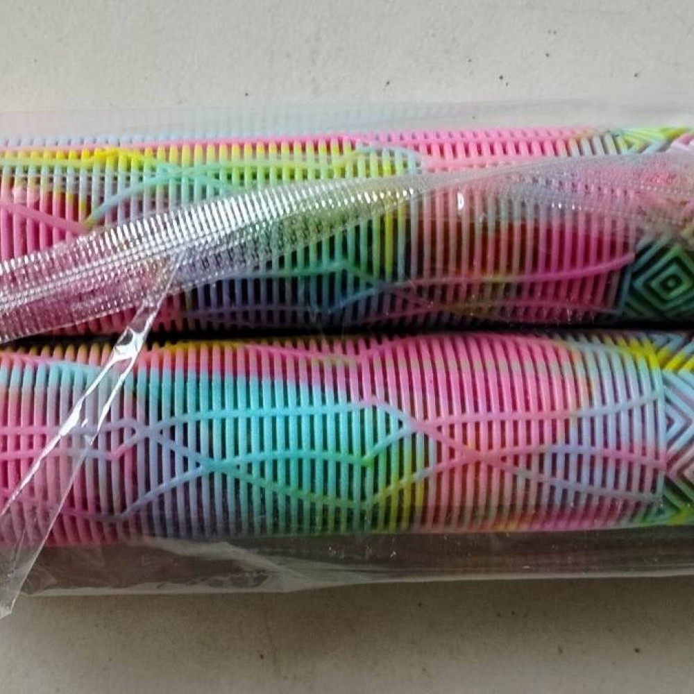 İTHAL UZUN RENKLİ SİLİKON ELCİK - PEMBE