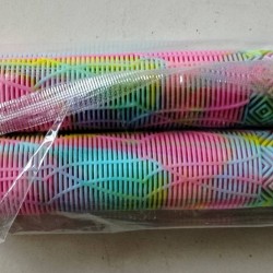 İTHAL UZUN RENKLİ SİLİKON ELCİK - PEMBE